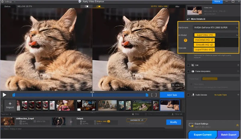 Aiarty Video Enhancer