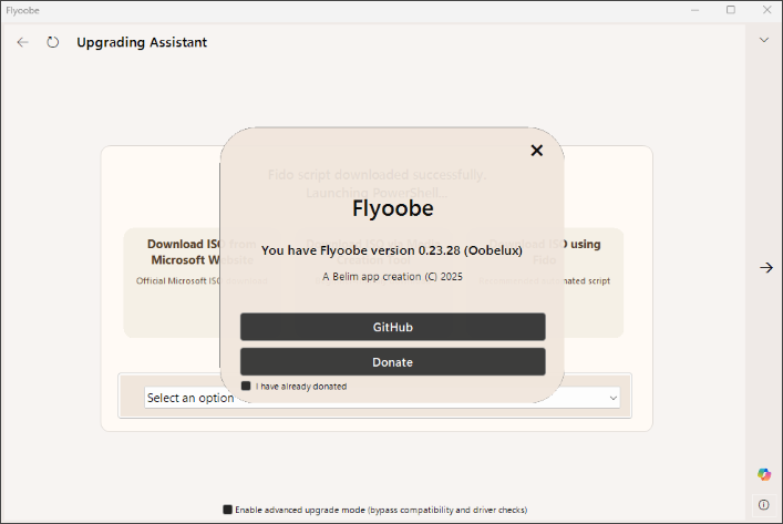 Flyoobe интерфейс