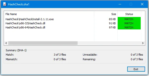 HashCheck Shell Extension