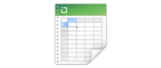 Иконка Образцы таблиц Excel