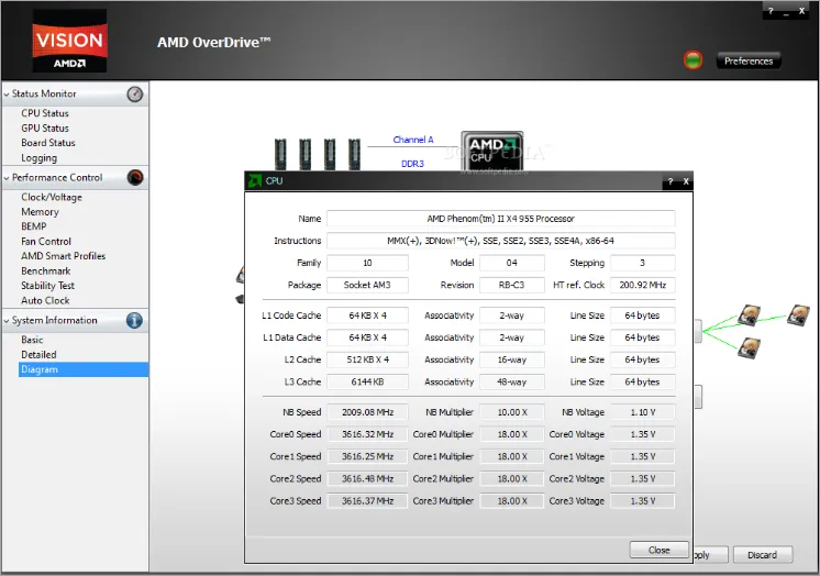 AMD Overdrive 4.3.2.070 x64 Bit для Windows 7, 10, 11