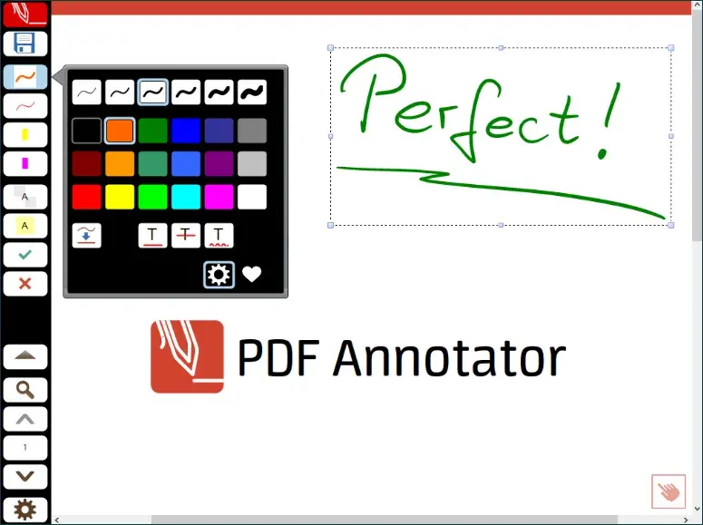 Интерфейс PDF Annotator