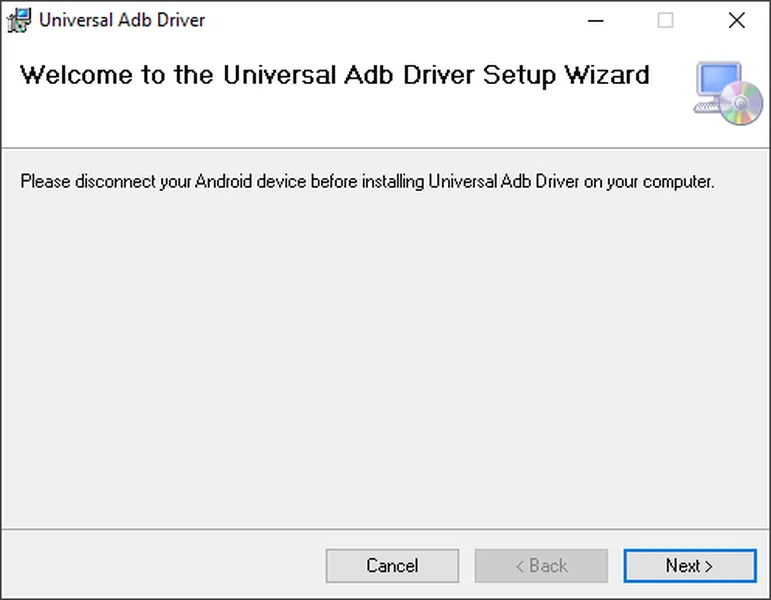 Интерфейс Universal ADB Driver