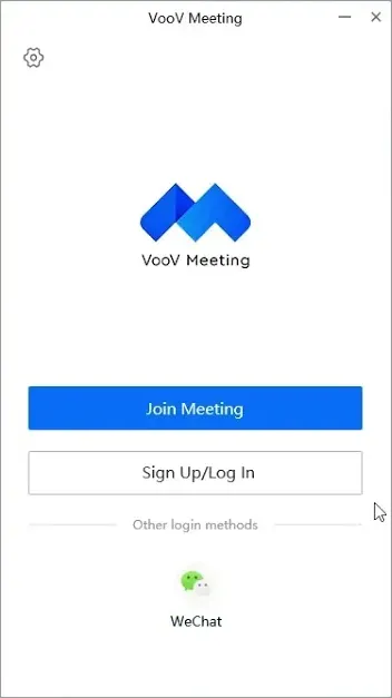 Интерфейс VooV Meeting
