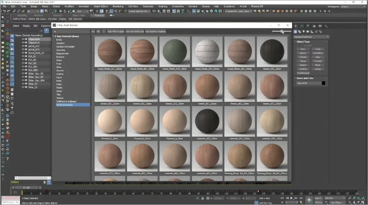 Интерфейс Vray для 3ds Max