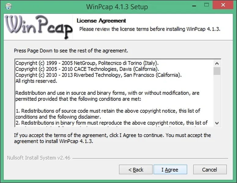 Интерфейс WinPcap