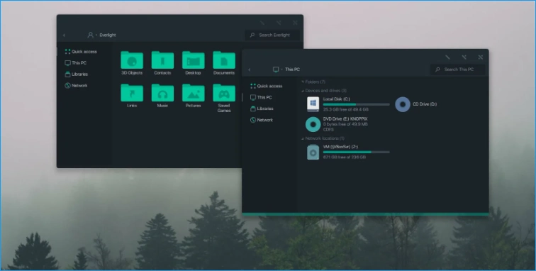 Новые темы для оформления Windows 10