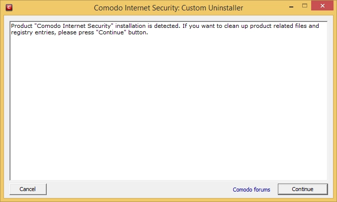 Плюсы Comodo Uninstaller