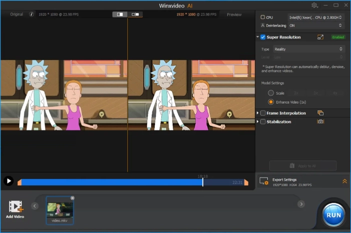 Winx video AI