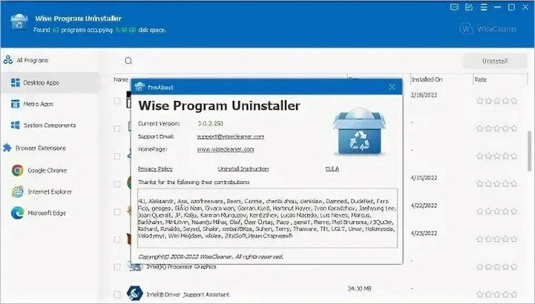 Wise Program Uninstaller